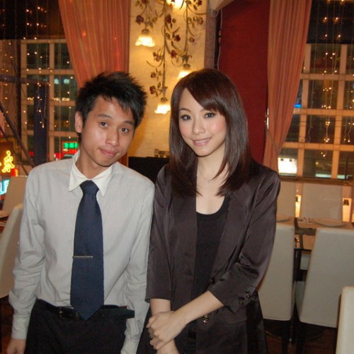 2009/10/02 鄧麗欣 Stephy Tang interview at Van Gogh Kitchen